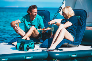 Infinity Chair Towel Midnight Blue