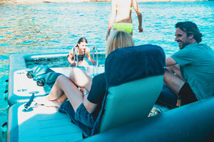 Infinity Chair Towel Midnight Blue