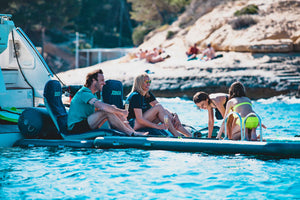 Infinity Chair Towel Midnight Blue