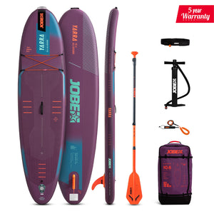 Jobe Aero Yarra SUP Board 10.6 Package Paars - beginners SUP board paars pakket