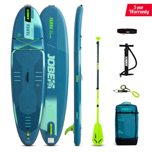 Jobe Aero Yarra SUP Board 10.6 Package Steel Blue - SUP board blauw pakket