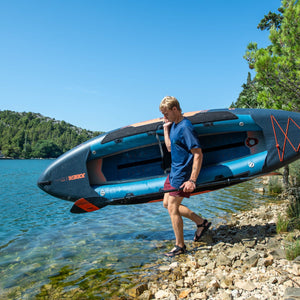 Gama Inflatable Kayak Midnight Blue
